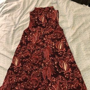 American eagle hippy Mock neck tank top dress